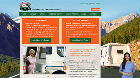 Website Spokesperson Example - Campground Maintanence Manager